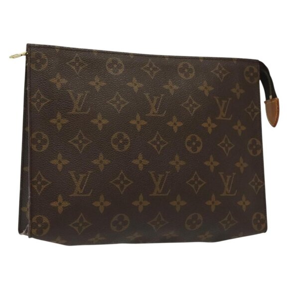 LOUIS VUITTON Monogram Poche Toilette 26 Pouch LV Auth - Picture 1 of 16